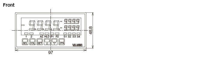 External dimensions