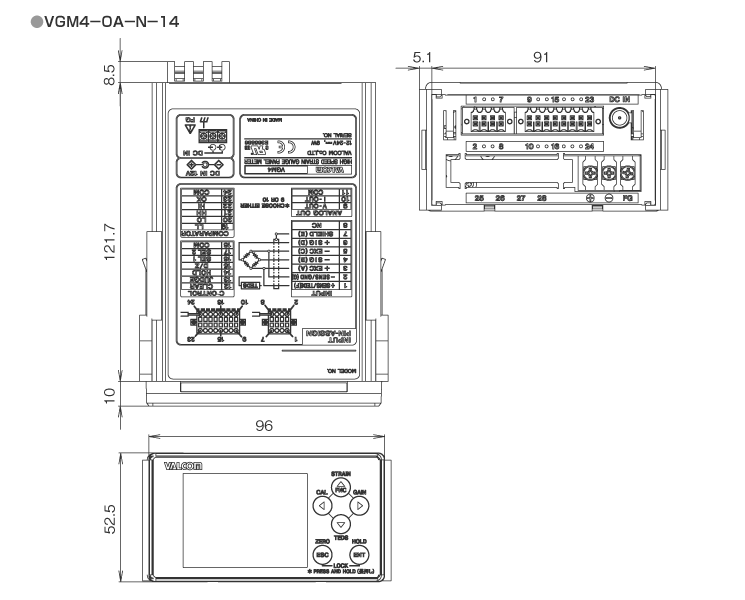 External dimensions