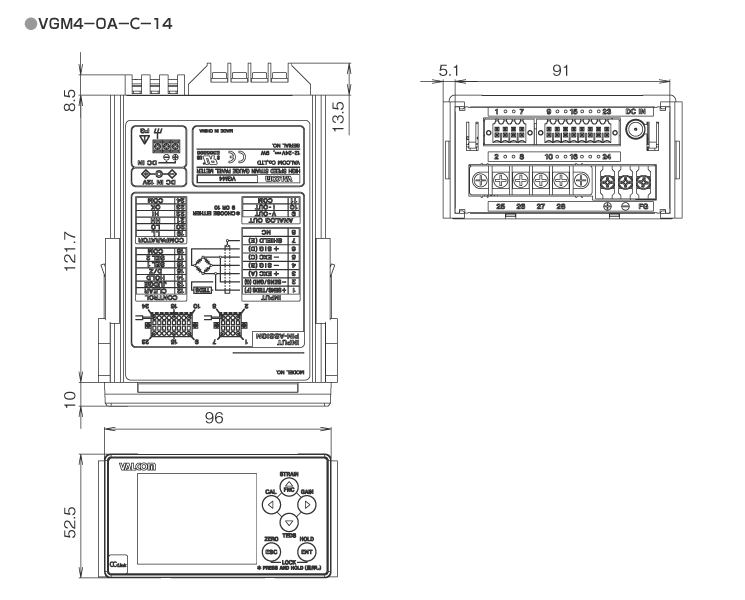 External dimensions