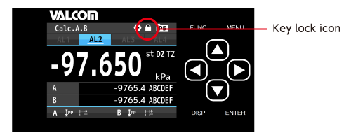 Key Lock Function