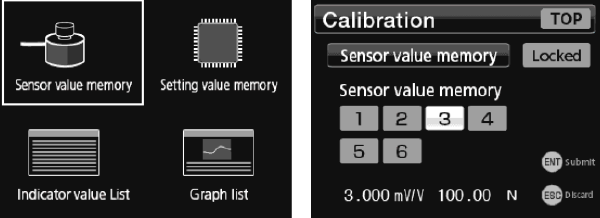 6 types of sensor data can be stored.