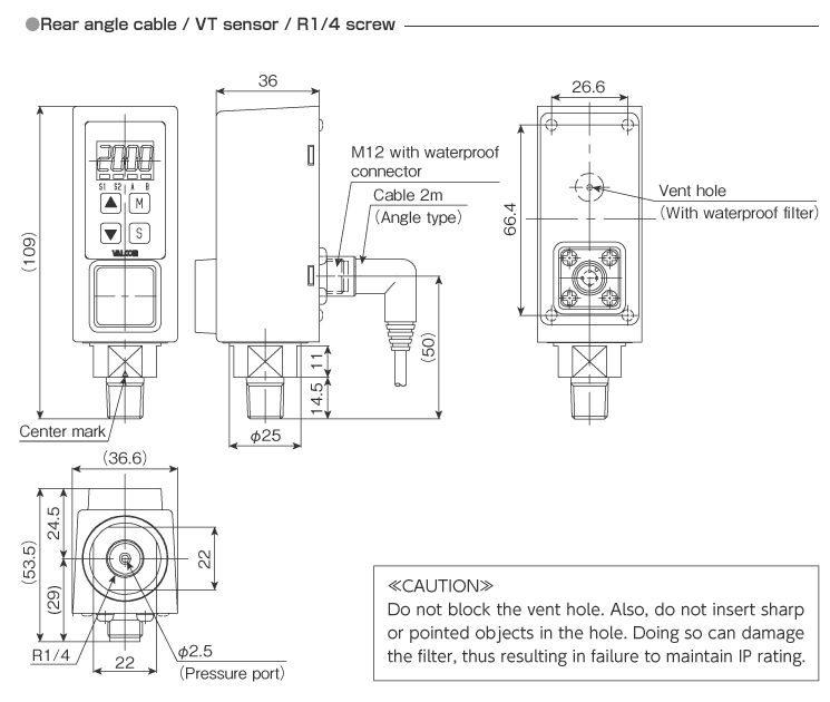 External dimensions