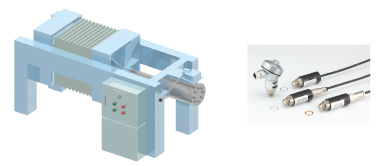 Hydraulic pressure control for Dehydrating or Filter press machines