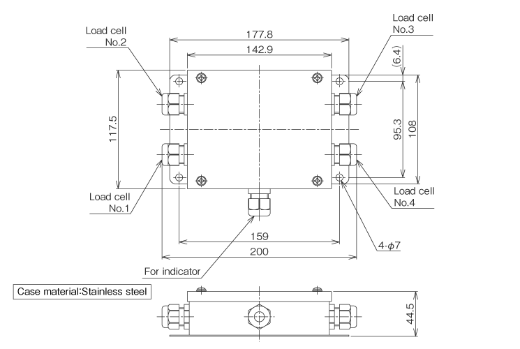 External dimensions