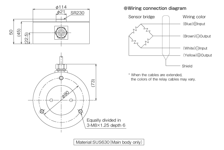 External dimensions