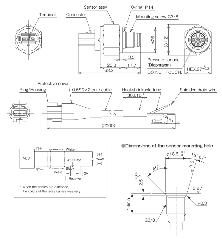 External dimensions