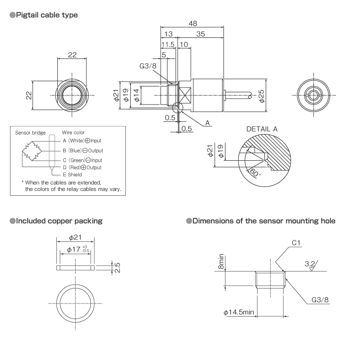 External dimensions