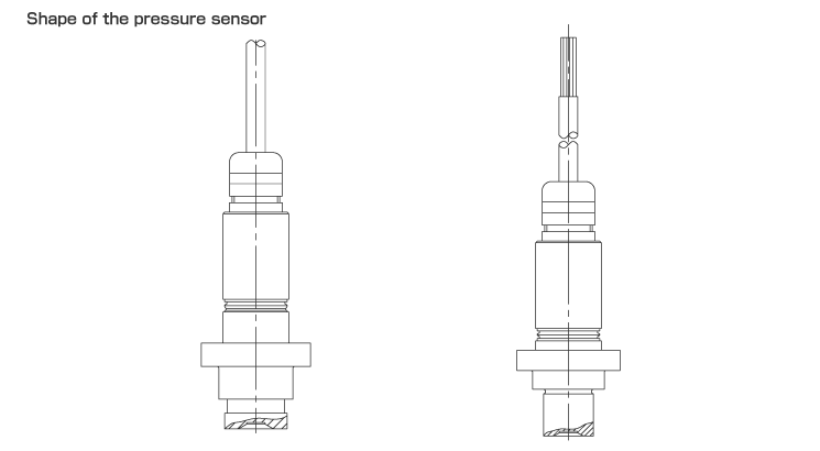 External dimensions Shape of pressure sensor