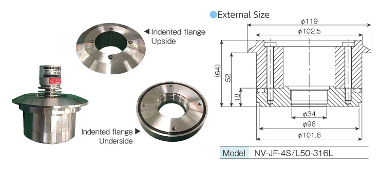 Ferrule 4S indented flange