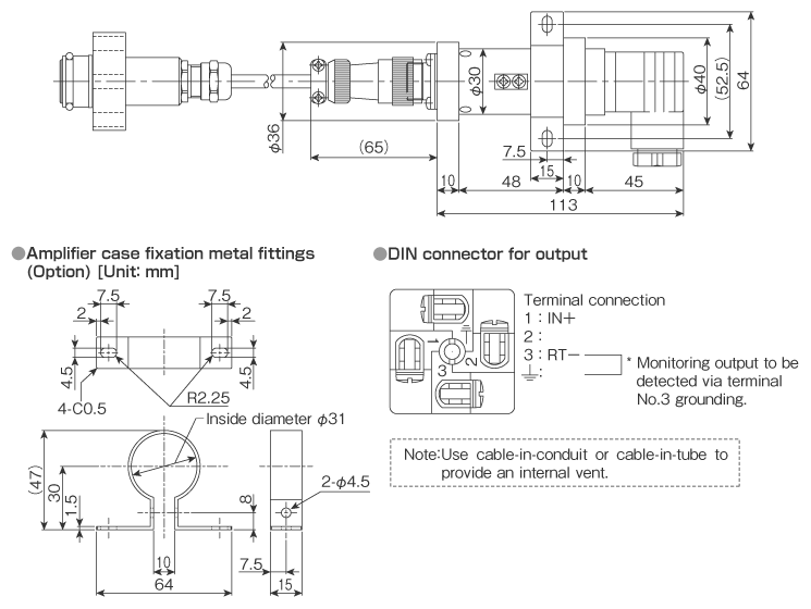 External dimensions