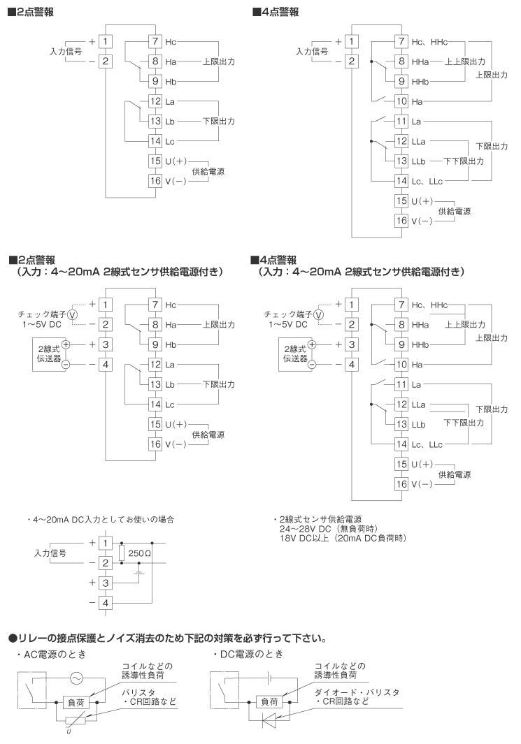 端子接続図