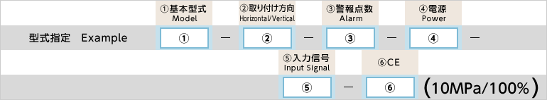 型式指定例