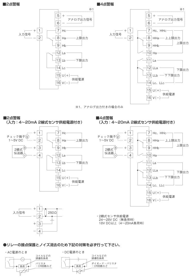 端子接続図