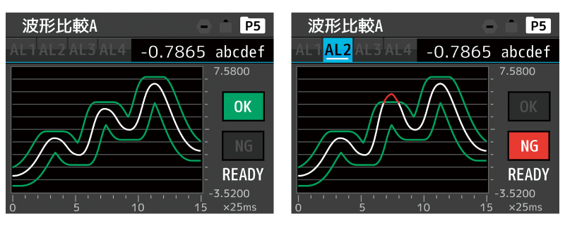 波形比較機能