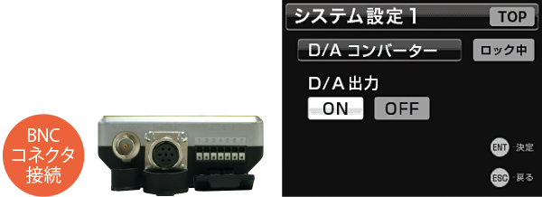 D/A 電圧出力機能