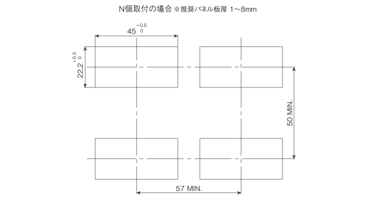 パネルカット寸法