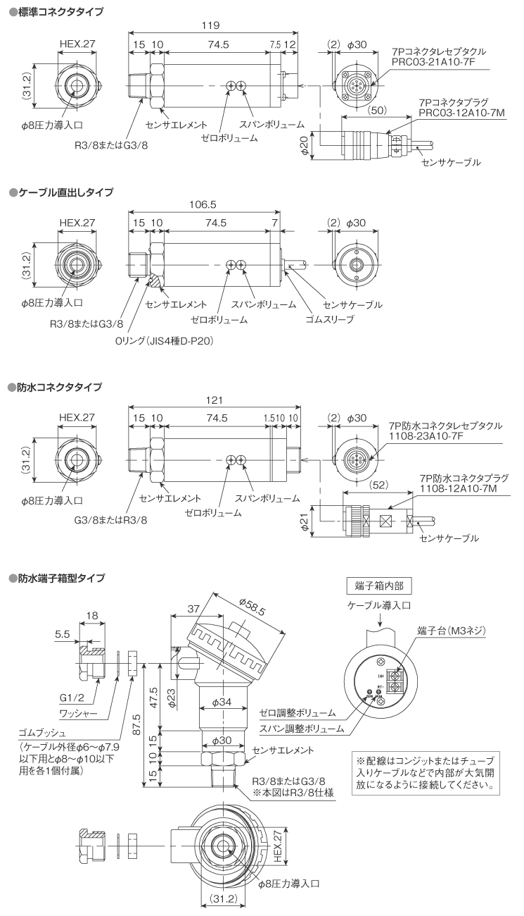 外形寸法図