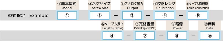 型式指定例