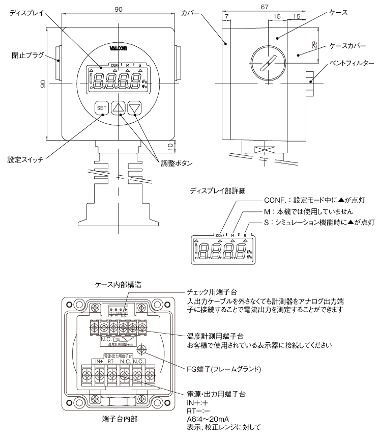 外形寸法図