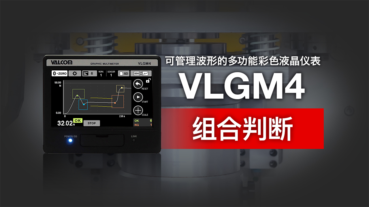 カラーグラフィックマルチメーター VLGM4 組み合わせ判定
