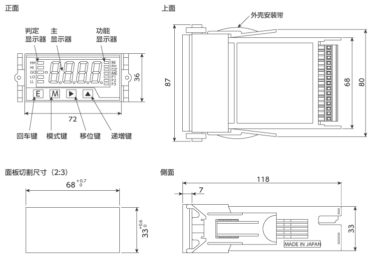 外形尺寸