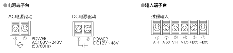 输入输出螺丝端子连接图